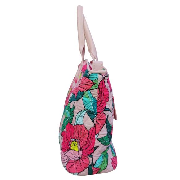 Pink Vera Bradley Floral Tote - Picture 3 of 7